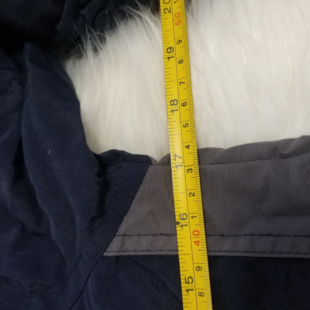 💕 OshKosh Bosh Dark Blue Gray Classic Hoodie Jacket Pockets WindBreaker Spring - Picture 8 of 8